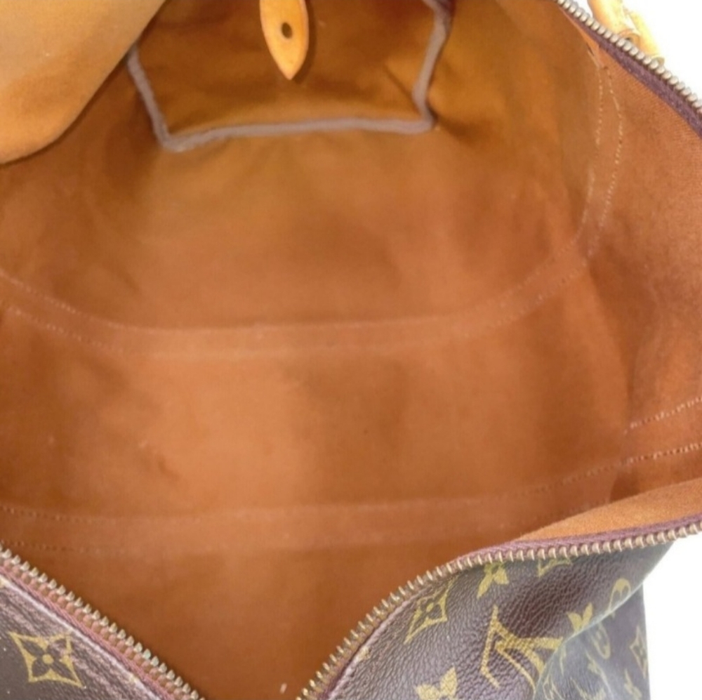 Louis Vuitton Travel Bag Keepall Bandouliere 50 Brown Monogram - Picture 9 of 13